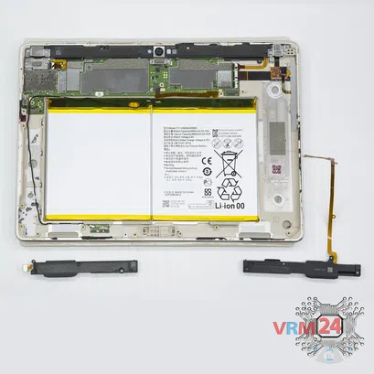 How to disassemble Huawei MediaPad M2 10'', Step 8/3