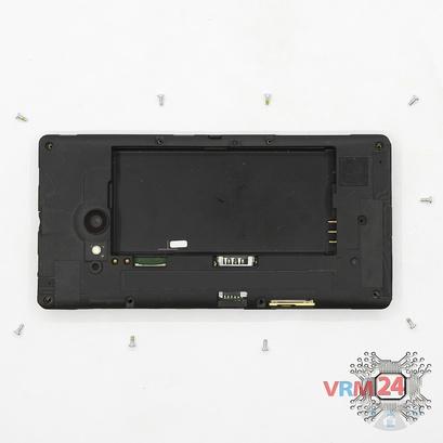 How to disassemble Nokia Lumia 730 RM-1040, Step 3/2