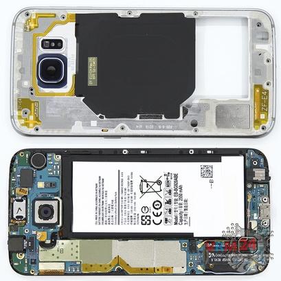 Как разобрать Samsung Galaxy S6 SM-G920 Duos, Шаг 4/2