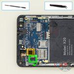 How to disassemble Doogee X20, Step 8/1