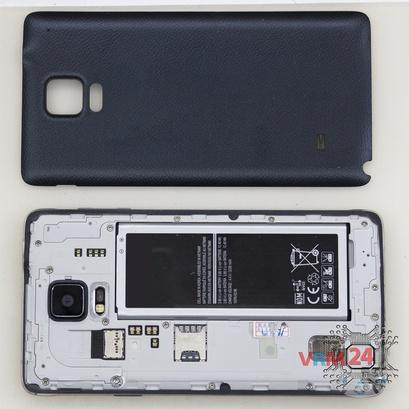 How to disassemble Samsung Galaxy Note 4 SM-N910, Step 1/2