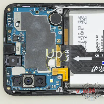 How to disassemble Samsung Galaxy A70 SM-A705, Step 5/2