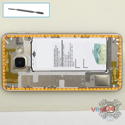 How to disassemble Samsung Galaxy A3 (2016) SM-A310, Step 4/1