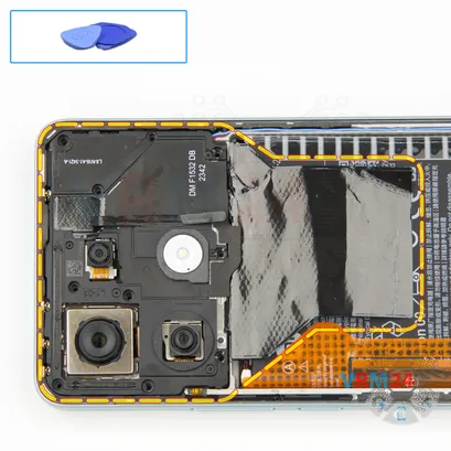 How to disassemble Xiaomi Redmi Note 13 Pro 5G, Step 6/1