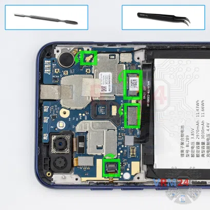 How to disassemble Lenovo K5 play, Step 12/1