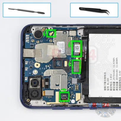 Como desmontar Lenovo K5 play, Passo 12/1