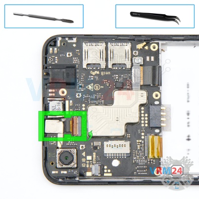 How to disassemble ZTE Blade A530, Step 9/1