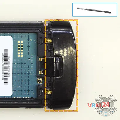 How to disassemble Samsung Wave 2 GT-S8530, Step 8/1