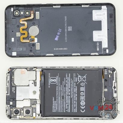 How to disassemble Xiaomi Redmi 6 Pro, Step 3/3