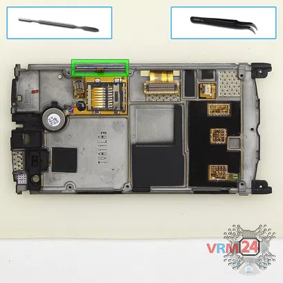 Cómo desmontar Samsung Wave 2 GT-S8530, Paso 20/1