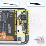 Como desmontar Huawei P40 Lite, Passo 9/1