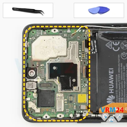 How to disassemble Huawei Nova 11i, Step 14/1