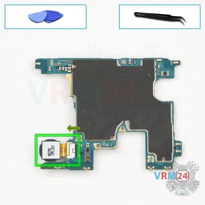 Como desmontar Samsung Galaxy S21 FE SM-G990 por si mesmo, Passo 17/1