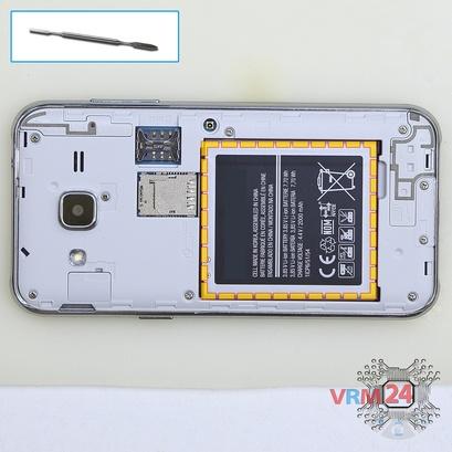How to disassemble Samsung Galaxy J2 SM-J200, Step 2/1