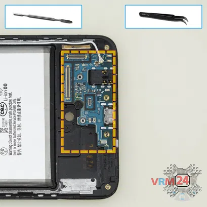 Como desmontar Samsung Galaxy A70 SM-A705 por si mesmo, Passo 10/1