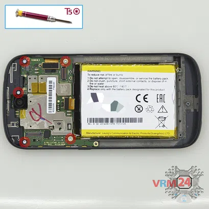 Como desmontar Yota YotaPhone 2 YD201 por si mesmo, Passo 9/1