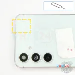 How to disassemble Samsung Galaxy S24 FE SM-S721, Step 2/1