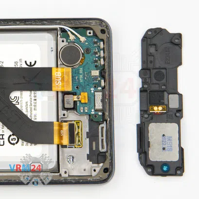 Cómo desmontar Samsung Galaxy A73 SM-A736, Paso 8/2