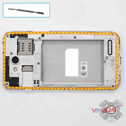 How to disassemble LG L90 D410, Step 4/1