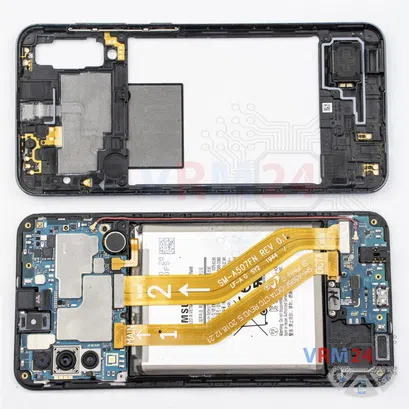 How to disassemble Samsung Galaxy A50s SM-A507, Step 5/2