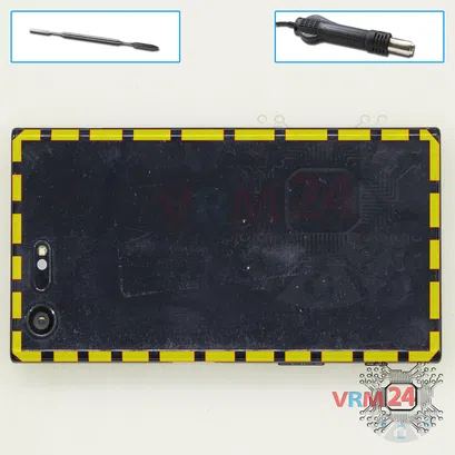 How to disassemble Sony Xperia X Compact, Step 2/1