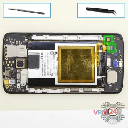 Cómo desmontar Motorola Moto X Play XT1563, Paso 6/1