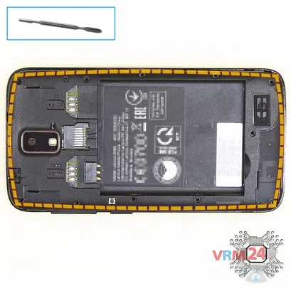 Cómo desmontar Lenovo A328, Paso 4/1