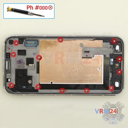 Cómo desmontar Samsung Galaxy S5 mini SM-G800, Paso 7/1