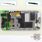 How to disassemble Samsung Galaxy S4 Mini Duos GT-I9192, Step 11/1