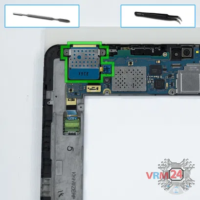 Cómo desmontar Samsung Galaxy Tab 8.9'' GT-P7300, Paso 12/1
