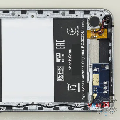 How to disassemble Prestigio Muze X5, Step 10/3