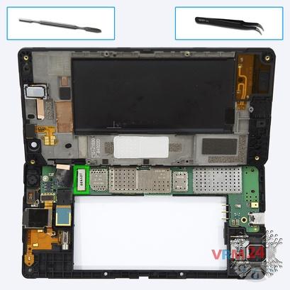 How to disassemble Nokia Lumia 735 RM-1038, Step 4/2