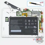 How to disassemble Lenovo Tab 2 A10-70, Step 13/1