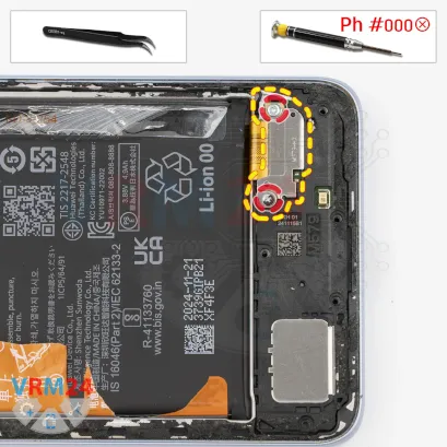 Cómo desmontar Huawei Nova 13i, Paso 8/1