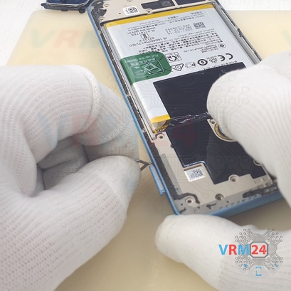 How to disassemble Oppo A15s, Step 2/3