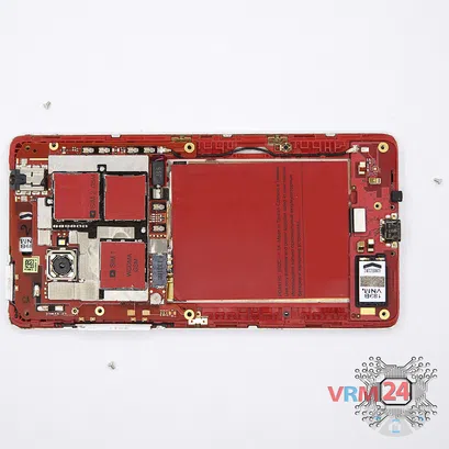 How to disassemble HTC Desire 600, Step 6/2