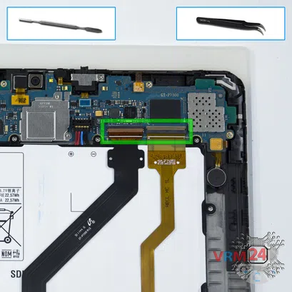 Cómo desmontar Samsung Galaxy Tab 8.9'' GT-P7300, Paso 3/2