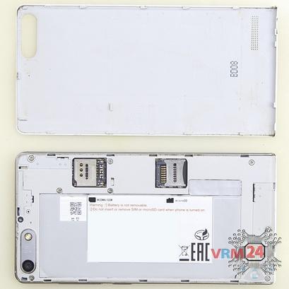 How to disassemble Huawei Ascend G6 / G6-C00, Step 1/2