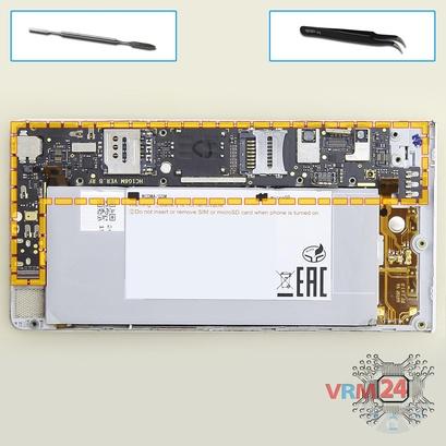 How to disassemble Huawei Ascend G6 / G6-C00, Step 10/1