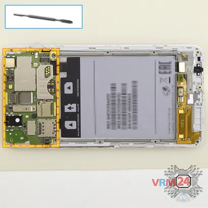 How to disassemble Huawei Honor 3X, Step 8/1