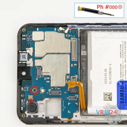 Как разобрать Samsung Galaxy А15 SM-A155, Шаг 15/1