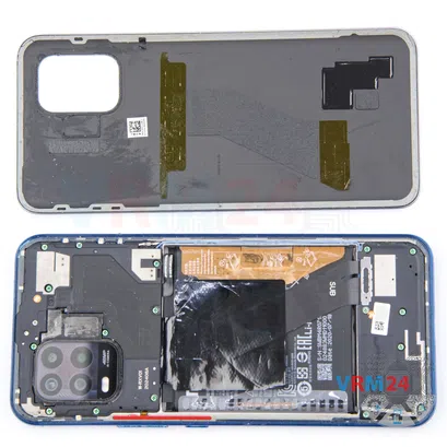 How to disassemble Xiaomi Mi 10 Lite, Step 3/2