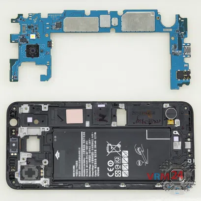 Como desmontar Samsung Galaxy J4 Plus (2018) SM-J415 por si mesmo, Passo 7/2