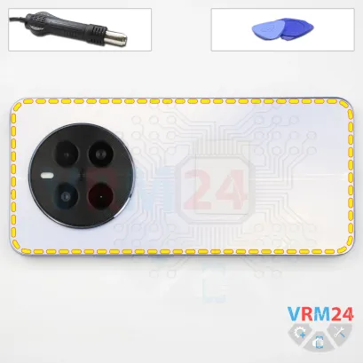 How to disassemble Realme 12, Step 3/1