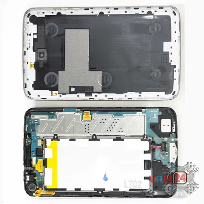 Cómo desmontar Samsung Galaxy Tab 3 7.0'' SM-T211, Paso 1/2