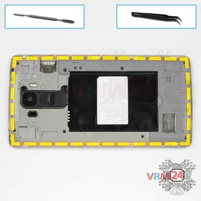 Cómo desmontar LG G4 Stylus H635, Paso 6/1