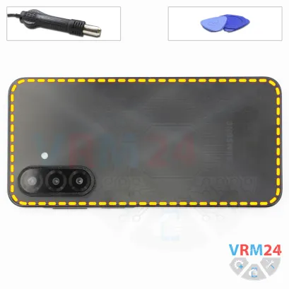 How to disassemble Samsung Galaxy A17 4G SM-A175, Step 3/1