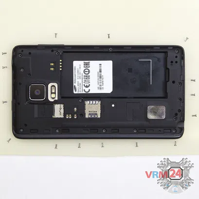 Cómo desmontar Samsung Galaxy Note Edge SM-N915, Paso 3/2