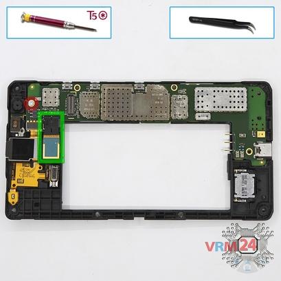 How to disassemble Nokia Lumia 730 RM-1040, Step 5/1