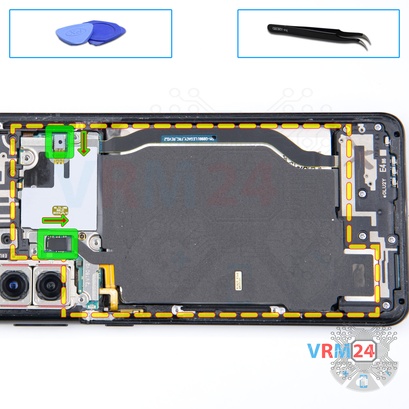 How to disassemble Samsung Galaxy S21 Plus SM-G996, Step 5/1